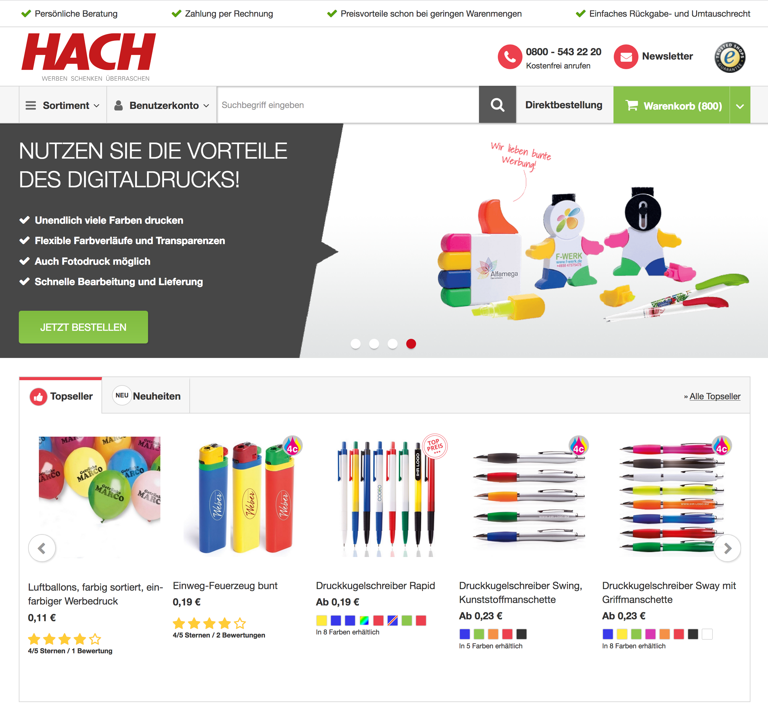Warnwesten mit Logo ab 1,95€  Werbeartikel bei HACH bestellen!