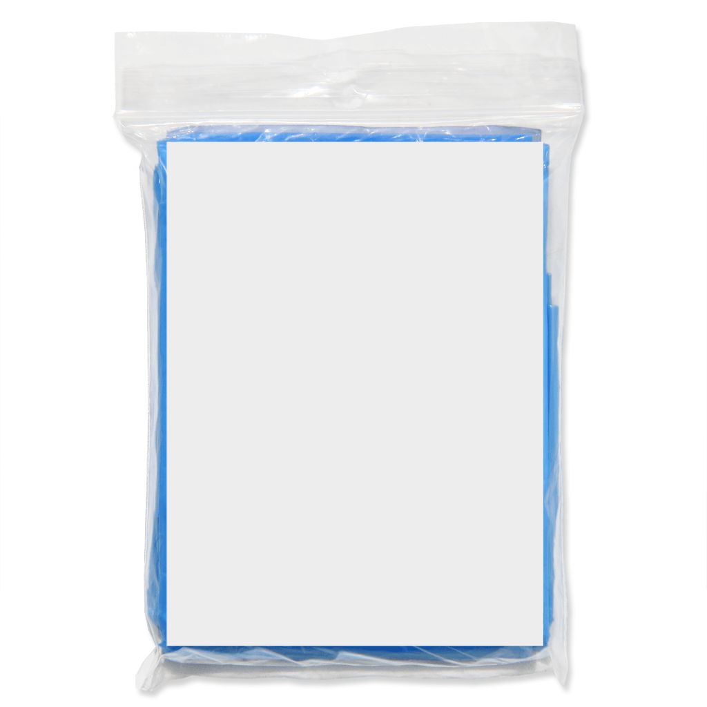 Werbeartikel Regenponcho blau