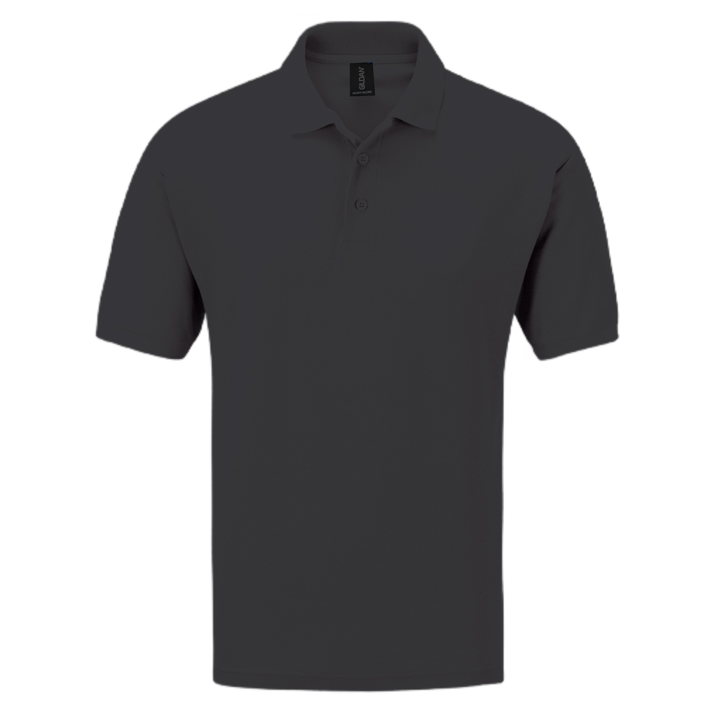Werbeartikel Polo schwarz S Gildan Dry Blend 203 g/m²
