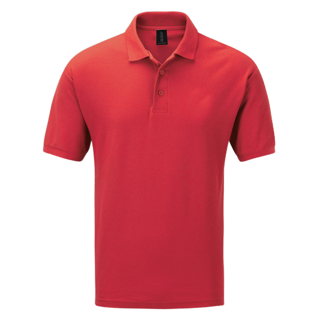 Werbeartikel Polo rot S Gildan Dry Blend 203 g/m²