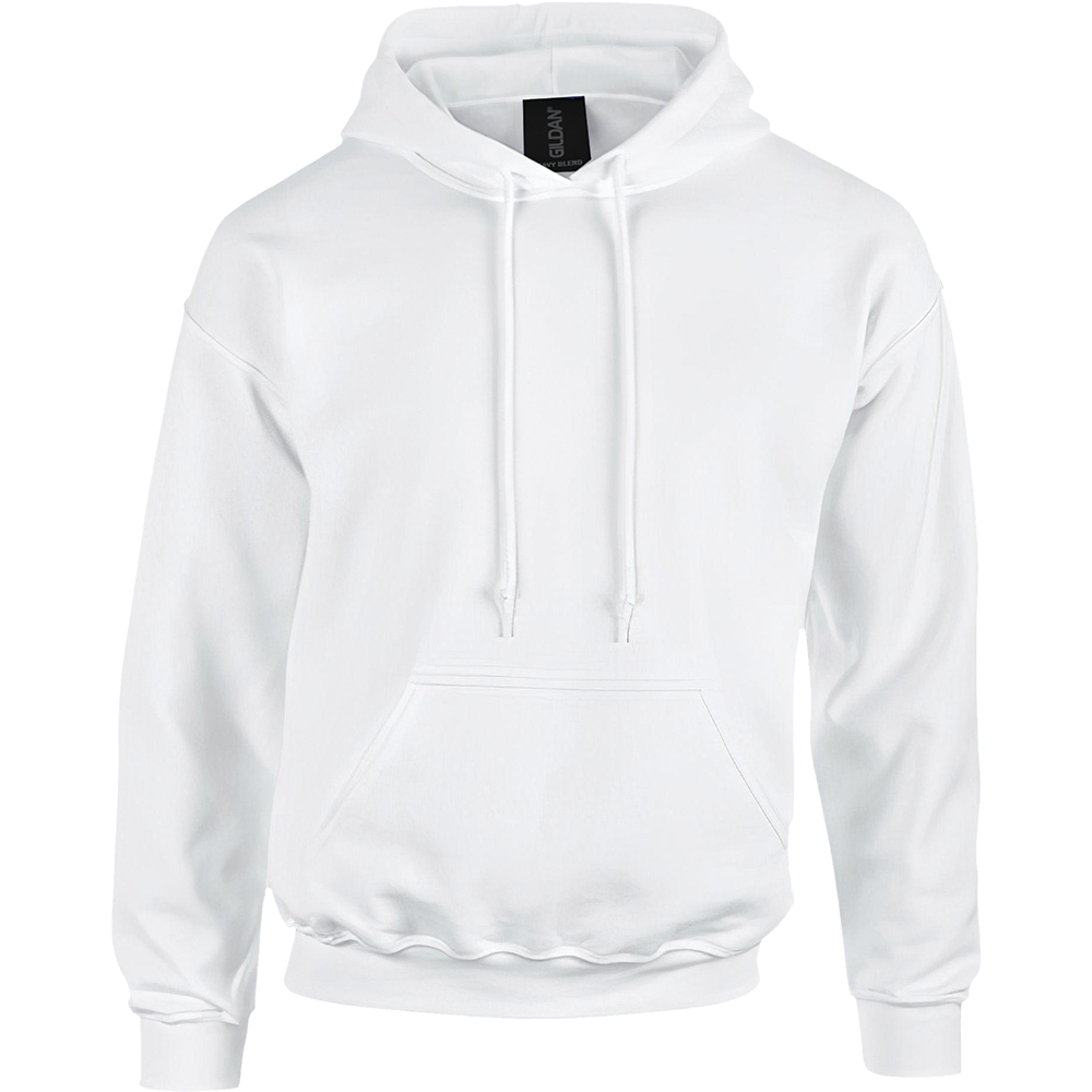 Werbeartikel Kapuzenpullover Weiß L Gildan Heavy Blend 271g/m²