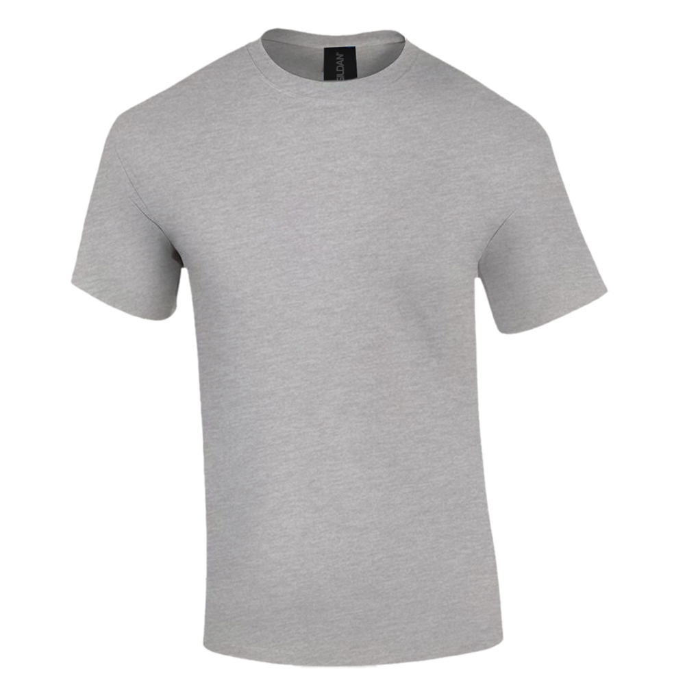 Werbeartikel T-Shirt Grau meliert XL Gildan Ultra Cotton 203 g/m²