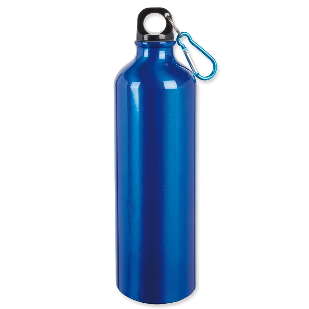Werbeartikel Trinkflasche aus Aluminium in Blau | personalisierbare Werbeartikel, Werbetassen