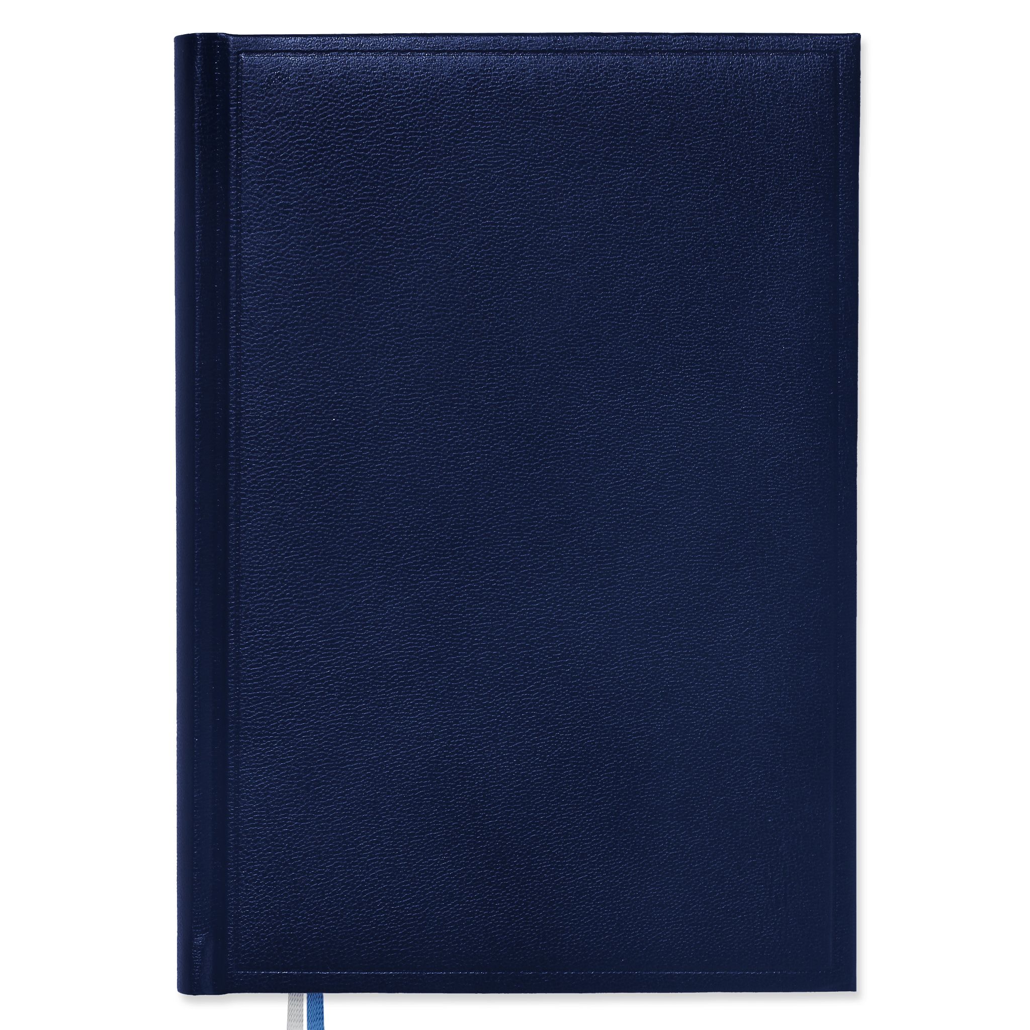 Werbeartikel Buchkalender 440 S. blau mit Registerstanzung
