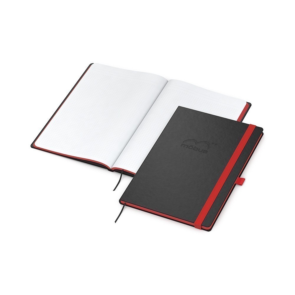 Werbeartikel Color-Book A4 Tivoli Soft Complete Rot