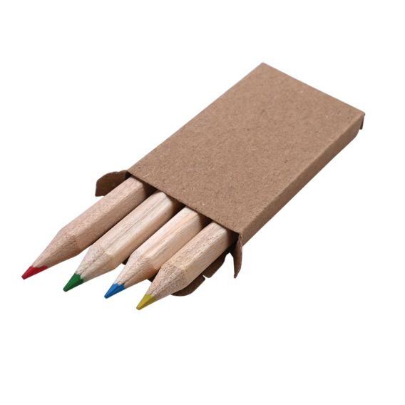 100er Set Mini-Buntstifte im Einzelkarton