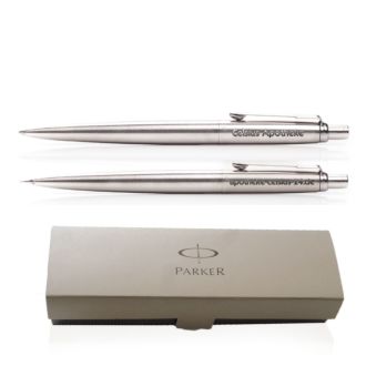 PARKER Schreibset Jotter mit Metallkugelschreiber und -bleistift mit Gravur