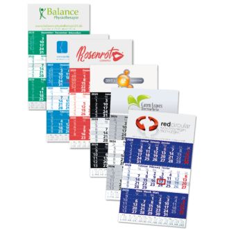 3-Monats-Wandkalender mit Werbedruck 