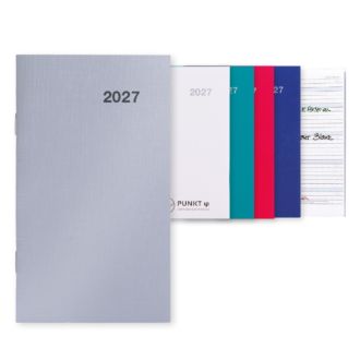 Taschenkalender mit Leinenstruktur