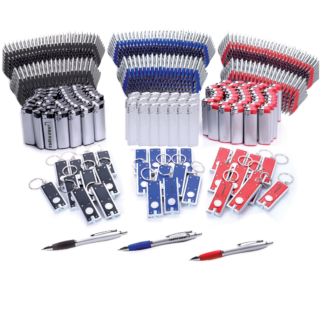 WERBESET Business-Paket 500 Teile inklusive einfarbigem Werbedruck