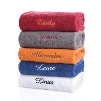 VOSSEN Handtuch 50 x 100 cm Vienna Style Supersoft mit Einzelnamen