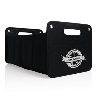 Kofferraumfaltbox mit Werbedruck