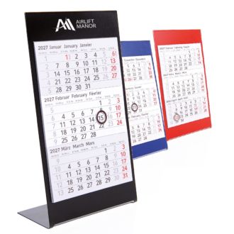 Metall-Tischkalender Colors in vielen Farben, 2 Jahre