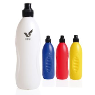 Extra leichte Kunststoff-Trinkflasche mit Sportverschluss, 500 ml
