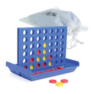 Reisespiel 4-in-einer-Reihe im praktischen Beutel