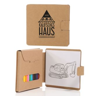 Malbuch mit 12 Buntstiften