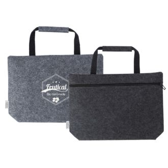 RPET Filz-Dokumententasche Scarlett