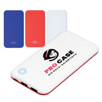 Powerbank zweifarbig 10.000 mAh