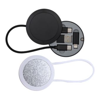 Black and White 4-in-1-Ladekabelset