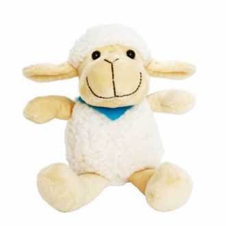 Pl&uuml;schtier Schaf mit bedruckbarem Tuch