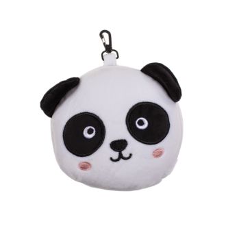 Plüsch Reisekissen Panda mit  Augenmaske Kinder