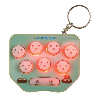 Mini Reaktionsspiel mit Schlüsselanhänger  inkl. Batterie