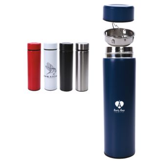 Edelstahlflasche mit Teesieb Mary