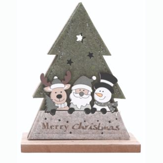 Filz Deko Weihnachtsbaum Merry Christmas