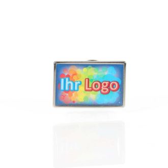 Pin 26x17 mm Rechteckig inkl. 4c Doming