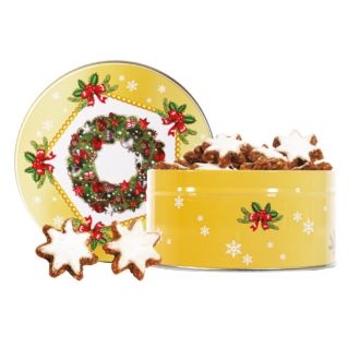 Dose Weihnachts- kranz m 200 g Zimststernen