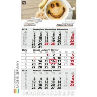 Wandkalender Primus 3 Post A XPress