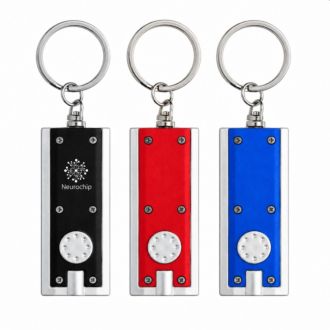 LED-Lampe Key Largo aus Kunststoff, mit Batterien und Schlüsselring
