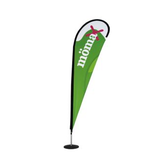 Beachflag Raindrop Größe L