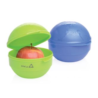 Bio-Snackbox mit Werbedruck