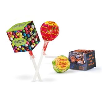 Chupa-Chups-Lolly mit Werbeanbringung
