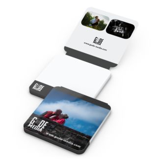 Haftnotizen Cover Round inklusive Digitaldruck, Maße 66 x 66 mm