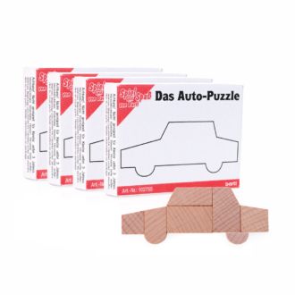 Auto-Holzpuzzle, 7 Teile