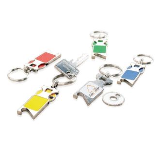 Einkaufswagenchip mit Flaschenöffner und eigenem Logo