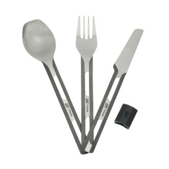 Esbit Titan Besteckset 3 teilig mit Silikonmanschette