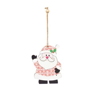 Geschenk-/Baumanhänger Claus