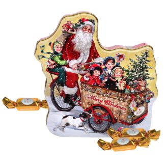 Heidel Lastenfahrrad Dose Weihnachtsnostalgie Schoko- pralinen 108g