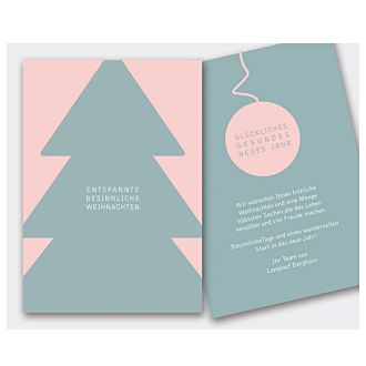 Weihnachtskarte Tannenbaum