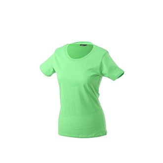 JAMES & NICHOLSON Damen Basic T-Shirt Lime-Green