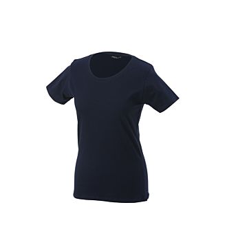 JAMES & NICHOLSON Damen Basic T-Shirt Navy