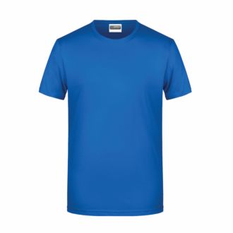 Mens Basic T blau M mit Bio Baumwolle