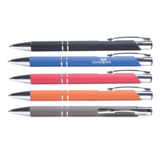 Metallkugelschreiber Isabela mit Soft-Touch-Oberfl&auml;che