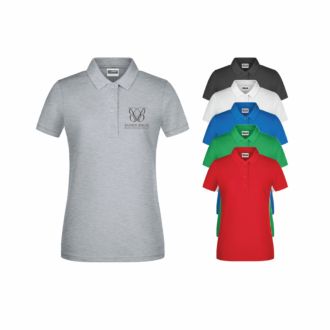 JAMES & NICHOLSON Poloshirt Basic Ladies, bedruckt