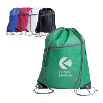 Nylon Rucksack mit Werbedruck