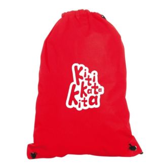 Rucksack rot mit Logo