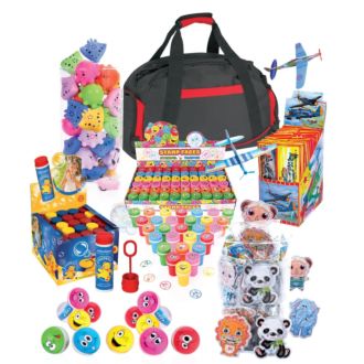 SPIELZEUGSET 208 Teile inklusive Sporttragetasche